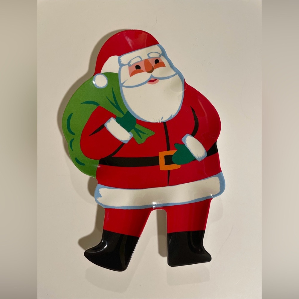 Target Wondershop Christmas 2024 Santa Melamine Plate New